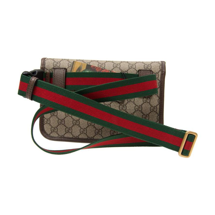 Gucci Neo Vintage GG Supreme Belt Bag 'Brown' 493930-9C2VT-8745
