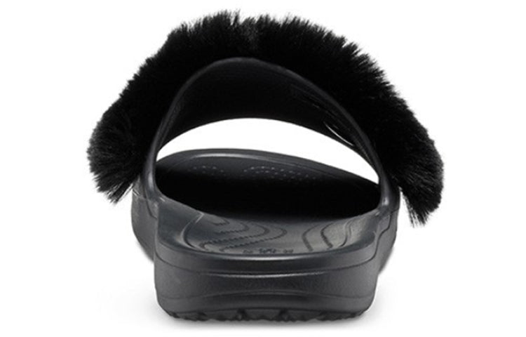 (WMNS) Crocs Sloane Luxe Slide 'Black' 205968-060