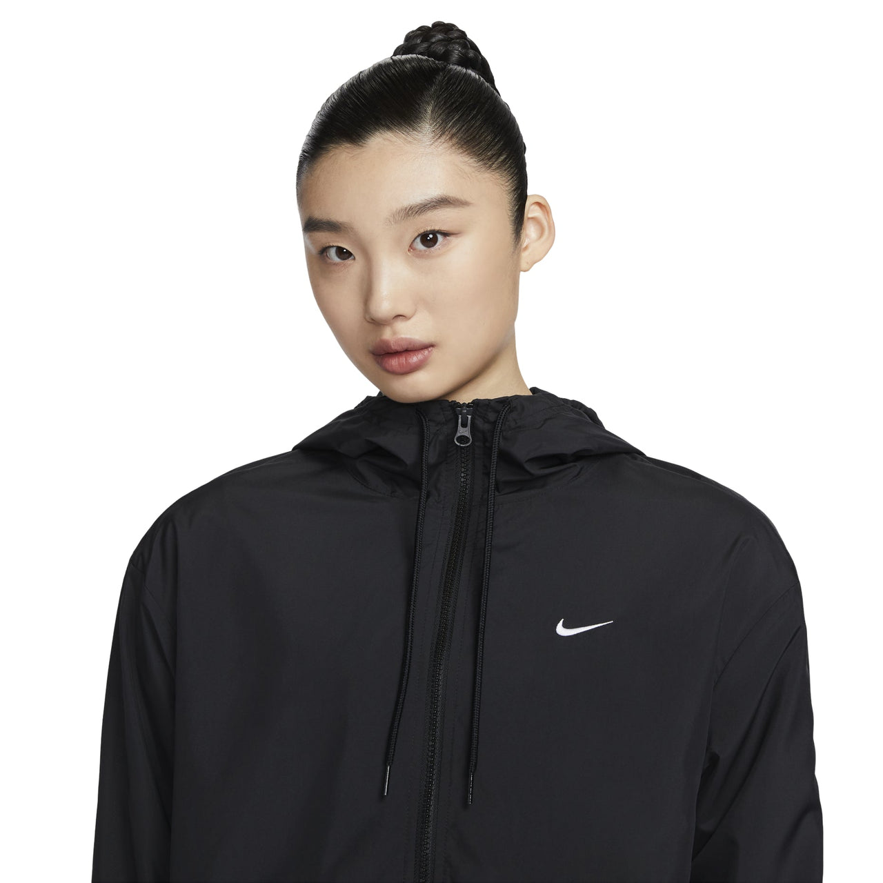 (WMNS) Nike Sportswear Classic Woven Jacket 'Black' FV6299-010