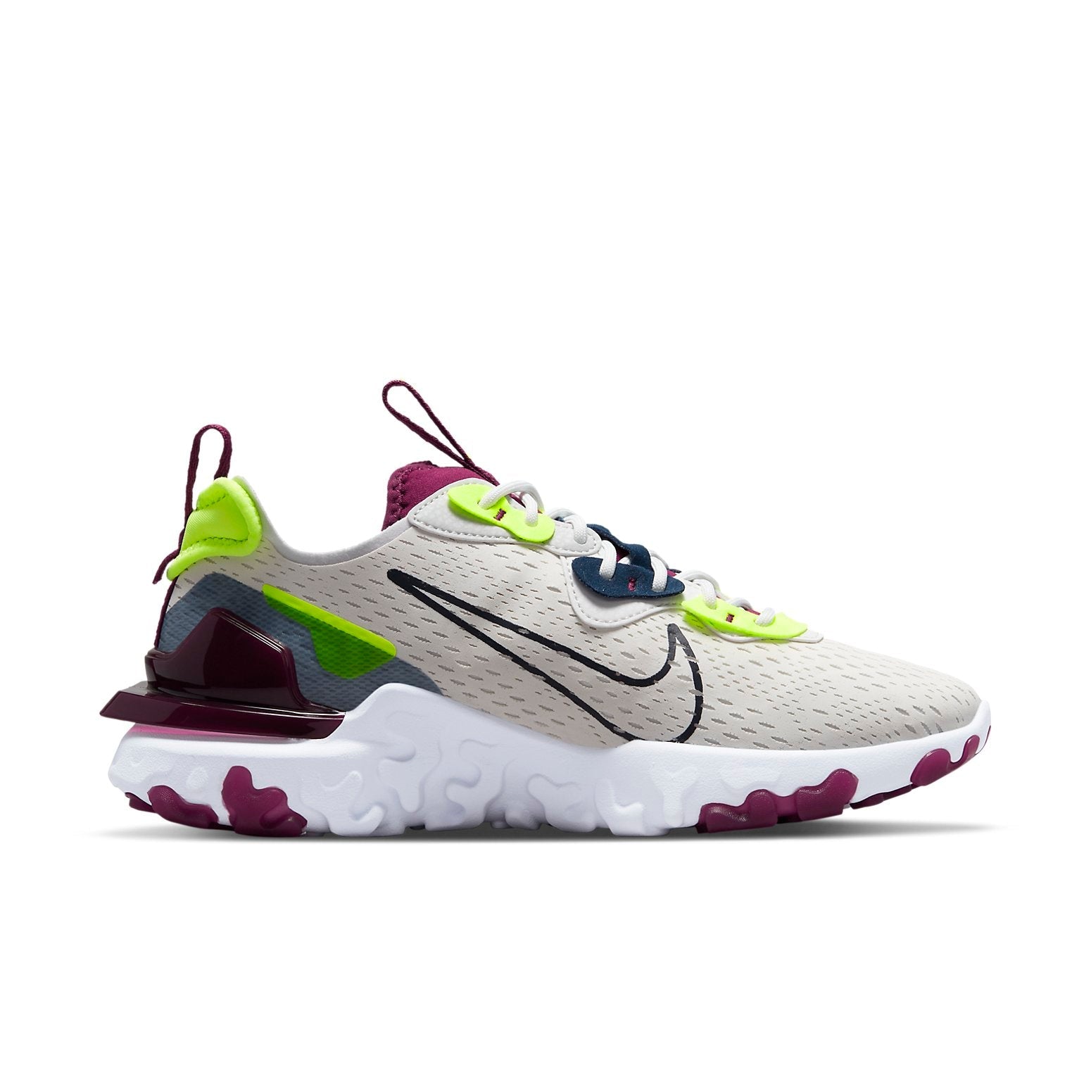 (WMNS) Nike React Vision Low-Top 'White Purple' CI7523-106