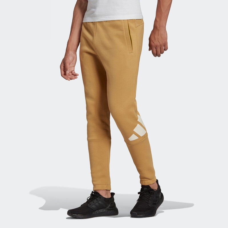 adidas Logo Printed Track Pants Asia Sizing 'Tan' HI1183