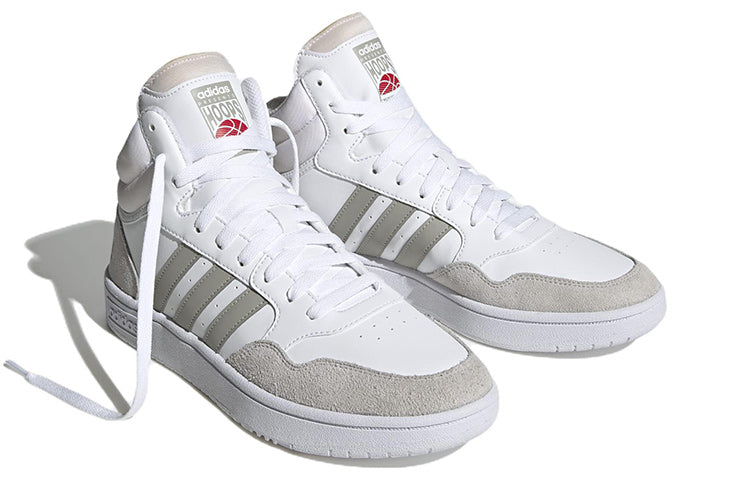 adidas Hoops 3.0 Mid 'White Metal Grey' HP7940