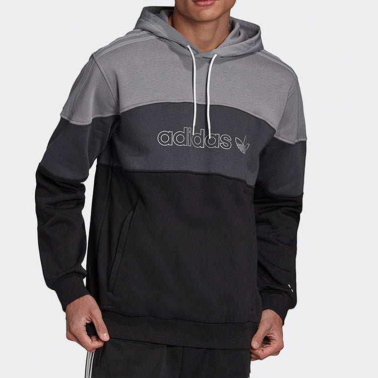 adidas originals Colorblock Fleece Lined Stay Warm Gray Black GD5796