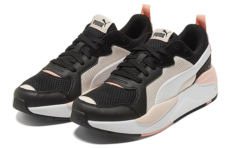 PUMA X-Ray Black Pink White Low Tops Sports Shoe 'Black White Pink' 372602-27