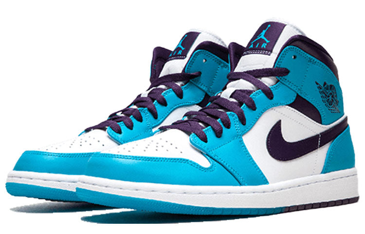 Air Jordan 1 Mid 'Hornets' 554724-415