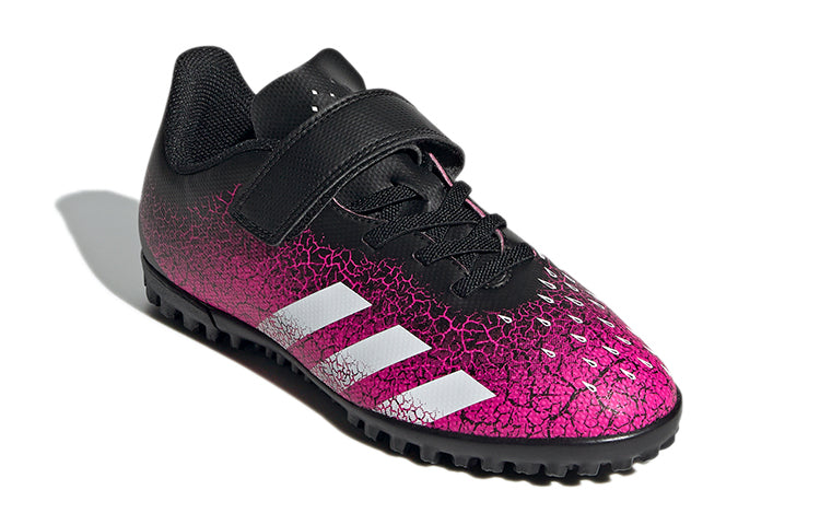 (GS) adidas Predator Freak .4 H&l TF Turf Shoes 'Pink Black' FW7538
