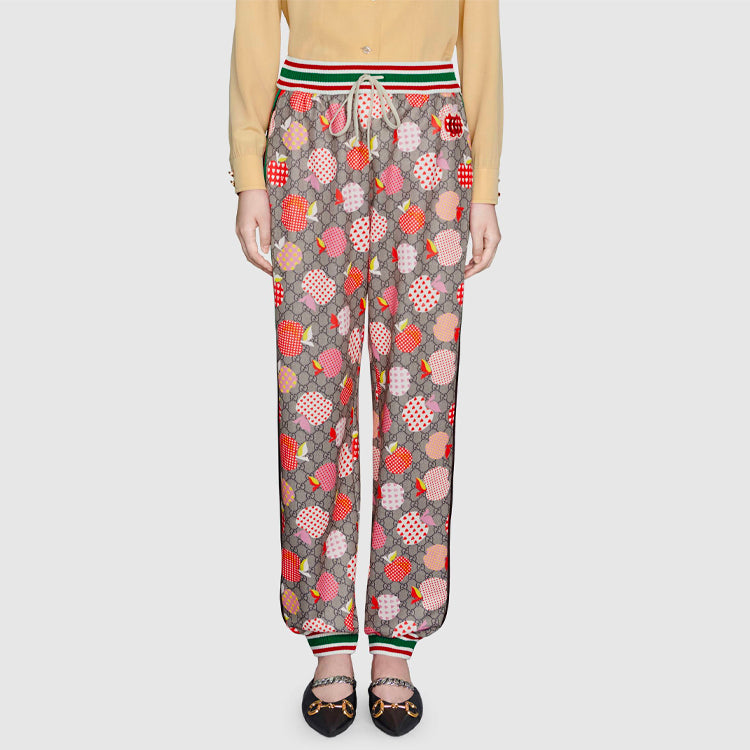 (WMNS) Gucci Les Pommes Jogging Pant 'Beige' 663573-XJDOD-5943