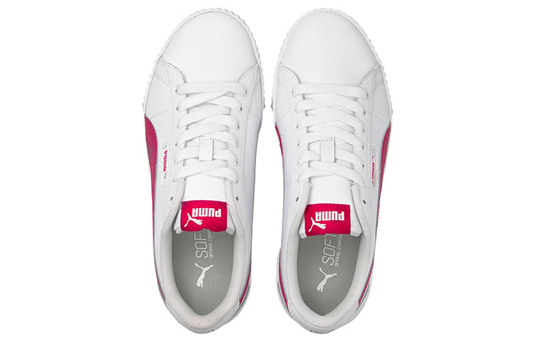 (WMNS) PUMA Carina Crew White/Red 374903-04