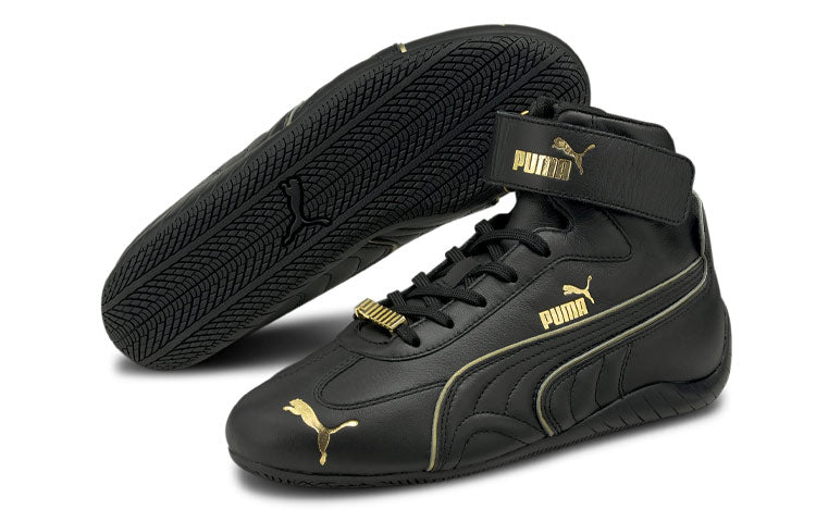 (WMNS) Puma Speedcat Mid LS 'Black Team Gold' 380669-01