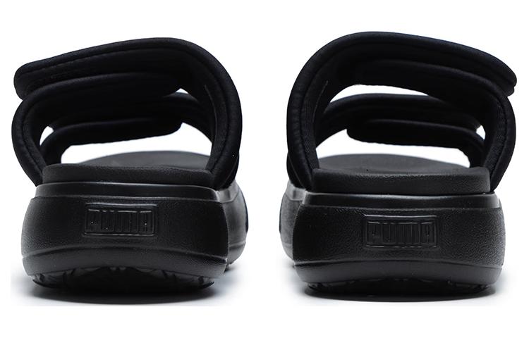 (WMNS) PUMA Mayu Puffy Slides 'Black' 399450-02