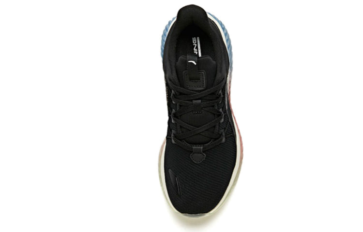 (WMNS) ANTA Running Series Sneakers 'Black White' 12945501-1