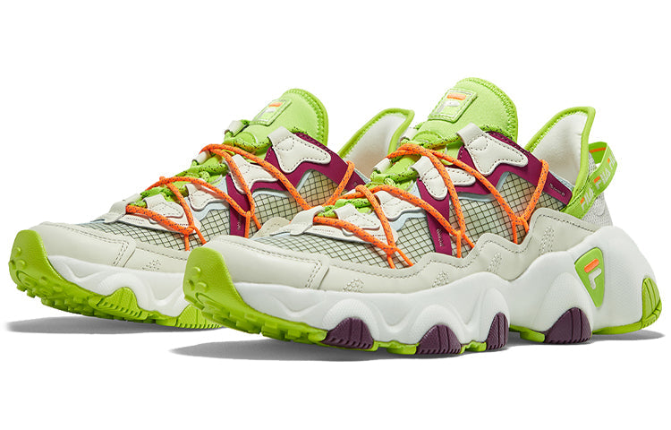 (WMNS) Fila Jagger Running Shoes Green/White/Yellow T12W031105FAS