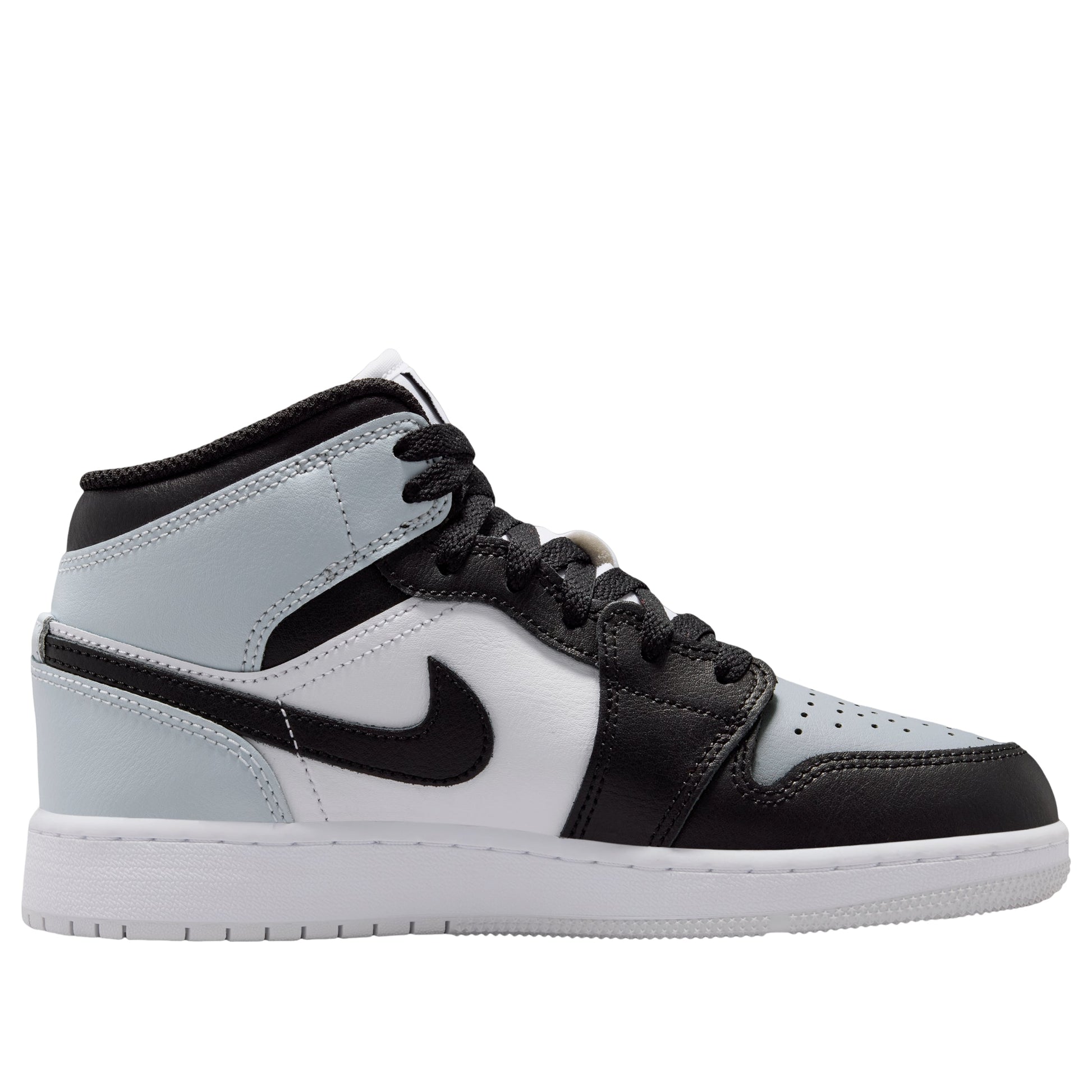 (GS) Air Jordan 1 Mid 'Black Aura Squadron Blue' DQ8423-002