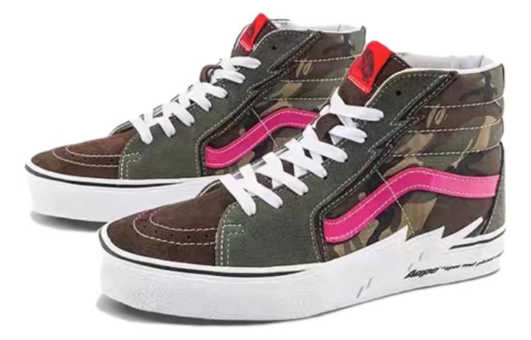 Vans SK8-Hi x AAPE 'Bolt Green Camo' VN0A5JIVCMA