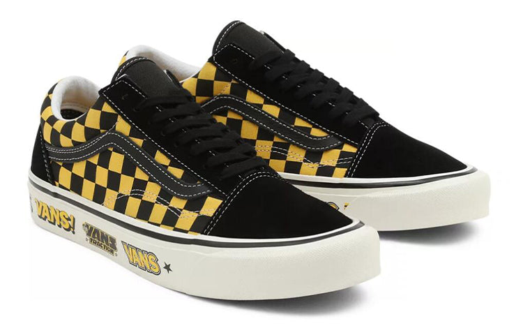 Vans Unisex Anaheim Factory Old Skool 36 Dx Sneakers Black/Yellow VN0A54F397A