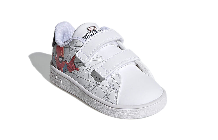 (TD) adidas Advantage 'Spiderman White Black' FY9253