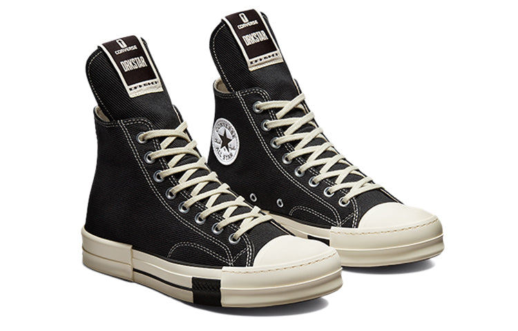 Converse Rick Owens x DRKSHDW DRKSTAR Chuck 70 High 'Black' A00130C