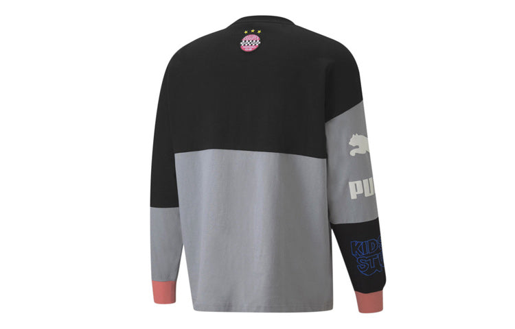 Men's PUMA X KS LS TEE Long Sleeves Black T-Shirt 598464-01