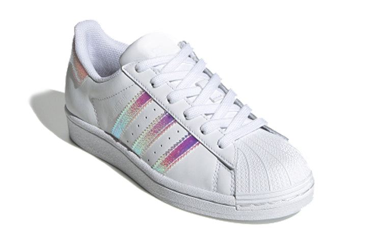 (GS) adidas Superstar J 'White Iridescent' FV3139