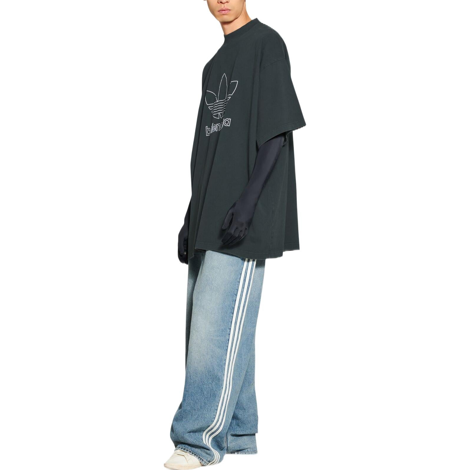 Balenciaga x adidas T-Shirt Oversized 'Green' 723976TNVN83775