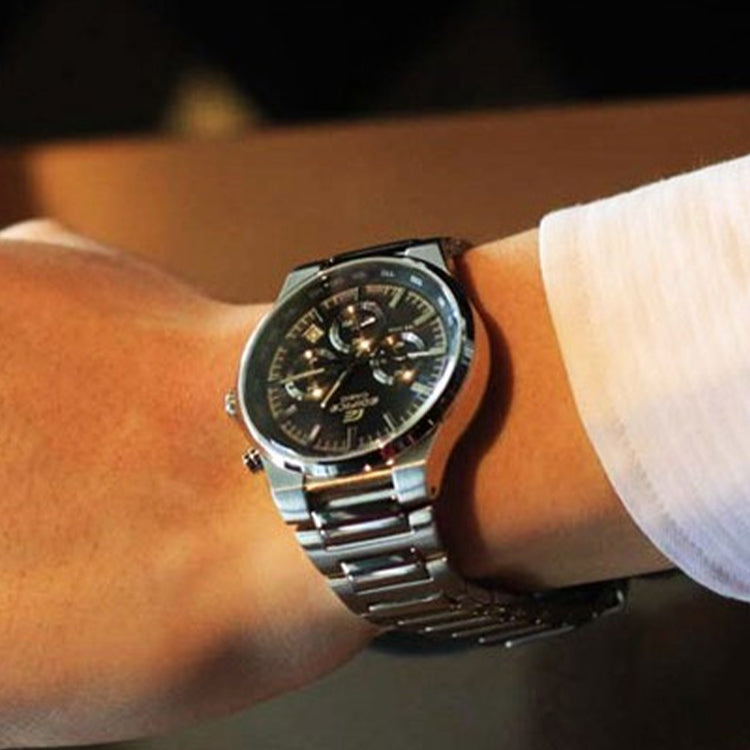 CASIO Male EDIFICE Japan / South Korea Fashion Mens Black Analog EF-500BP-1A