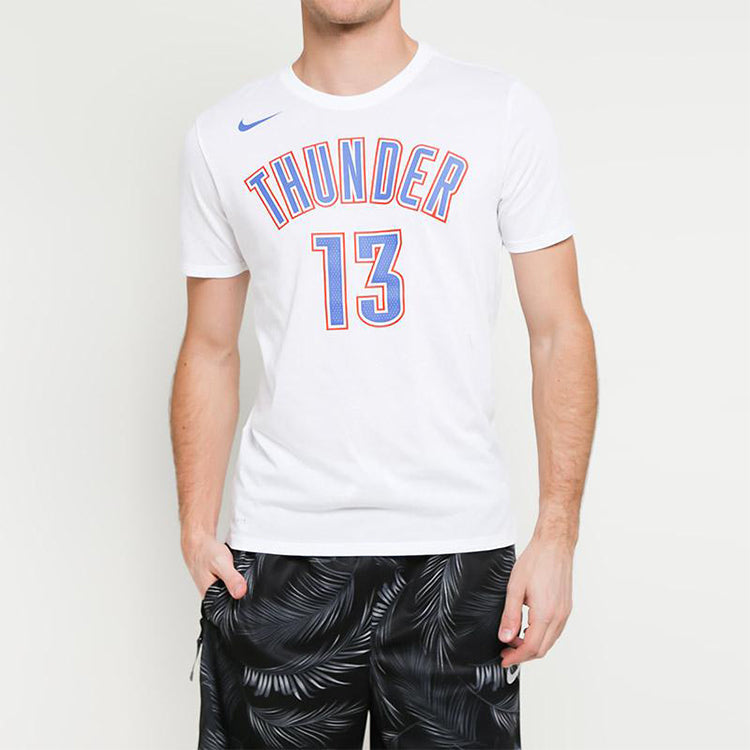Nike Thunder Paul George Short Sleeve White 870797-108