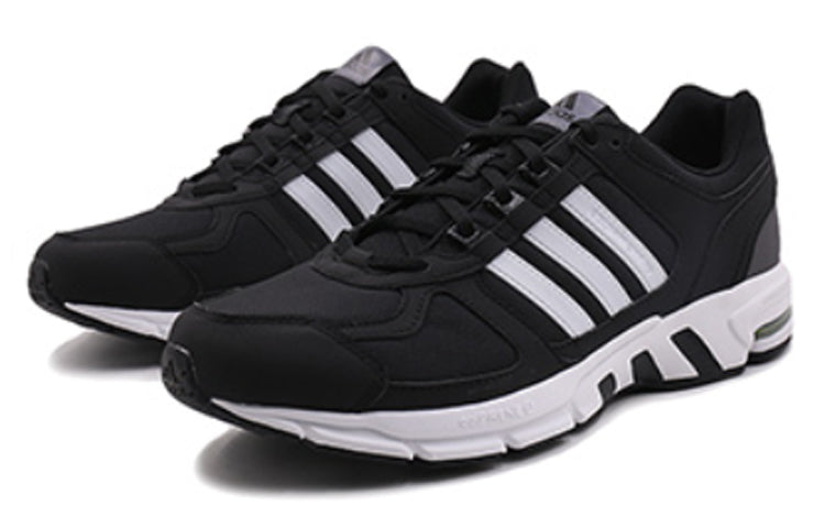 adidas Equipment 10 Wear-resistant Shock Absorption Low Tops Sports Black White DA9375
