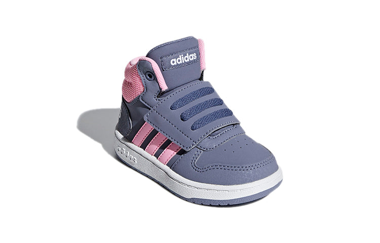 (TD) adidas Hoops 2.0 Mid 'Blue Pink' F35832