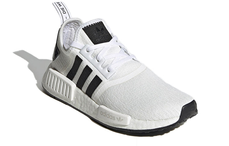 (GS) adidas NMD_R1 J 'White Black' FZ0261