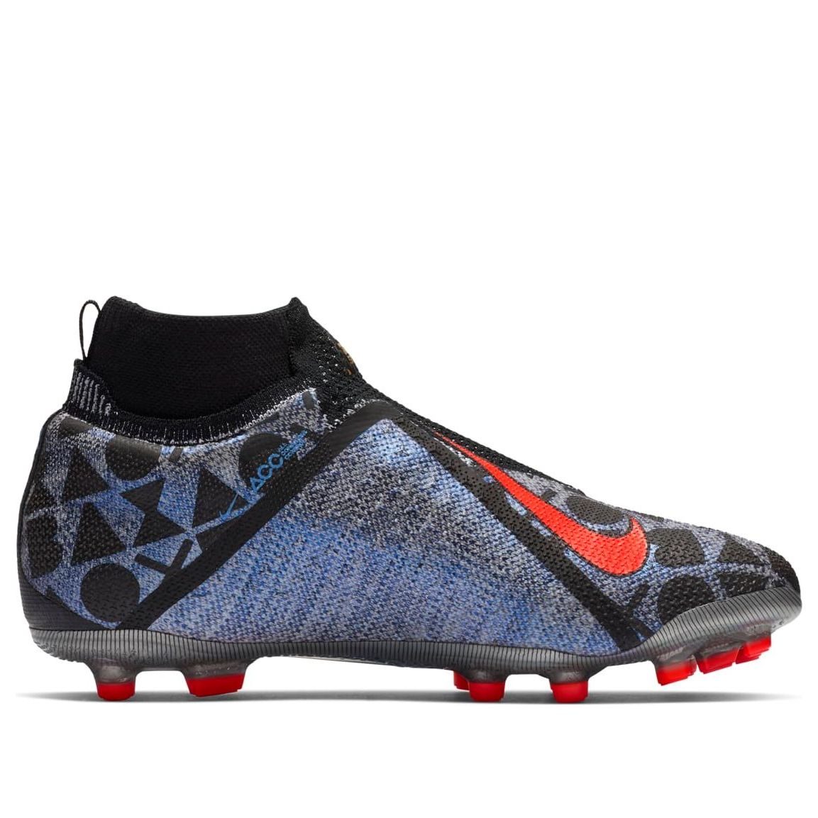 (GS) Nike Phantom Vision Elite DF FG EA 'Black Red' BQ5824-110