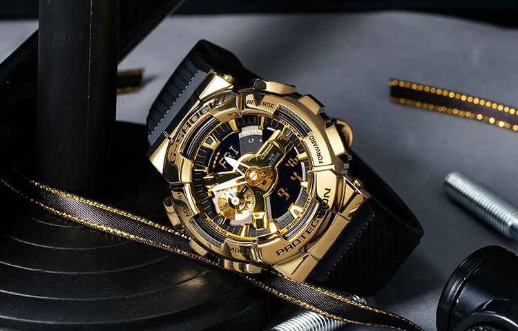 CASIO G-Shock Analog-Digital 'Black Gold' GM-110G-1A9
