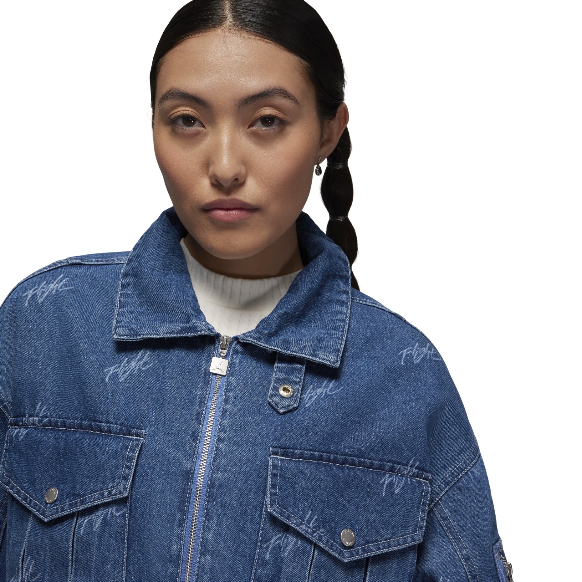 (WMNS) Air Jordan Renegade Jacket Asia Sizing 'Stone Blue' FN5354-453