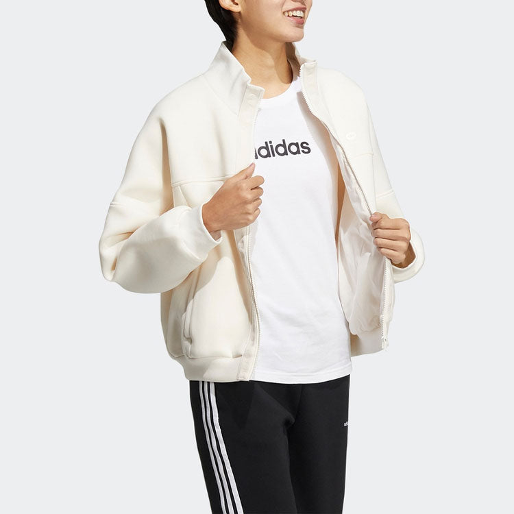 (WMNS) adidas Neo FEB PK Jackets 'White' HE4486