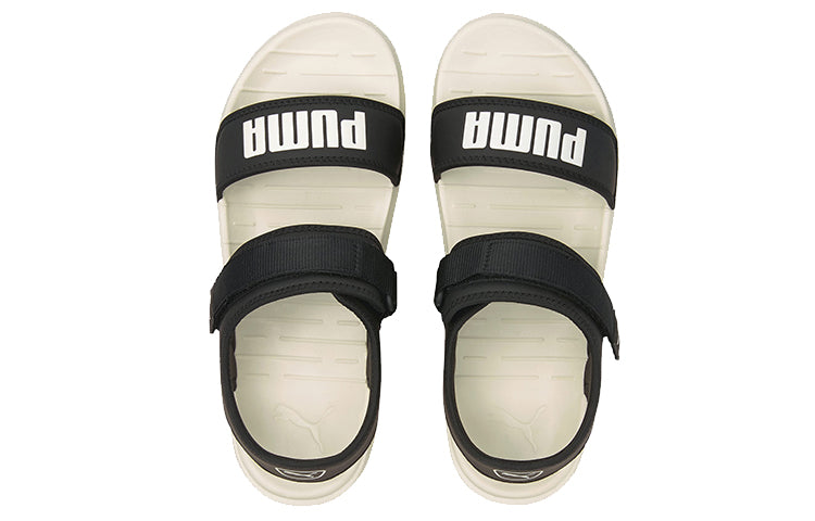 PUMA SoftRide Sandal 'Black Marshmallow' 375104-02
