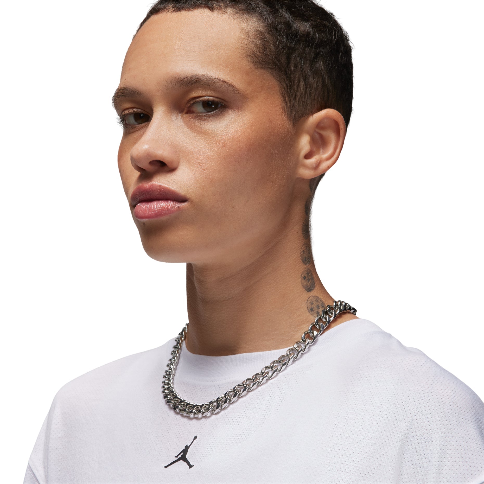 (WMNS) Air Jordan Sport Diamond T-Shirt Asia Sizing 'White' FN5117-100