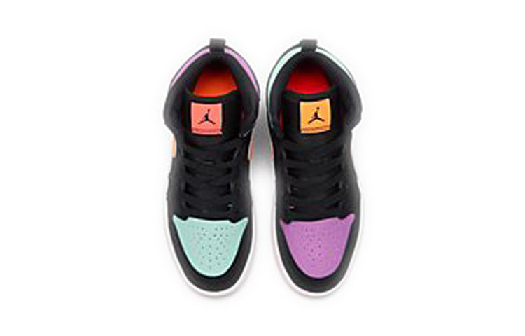 (PS) Air Jordan 1 Mid 'Black Multi' 640734-083