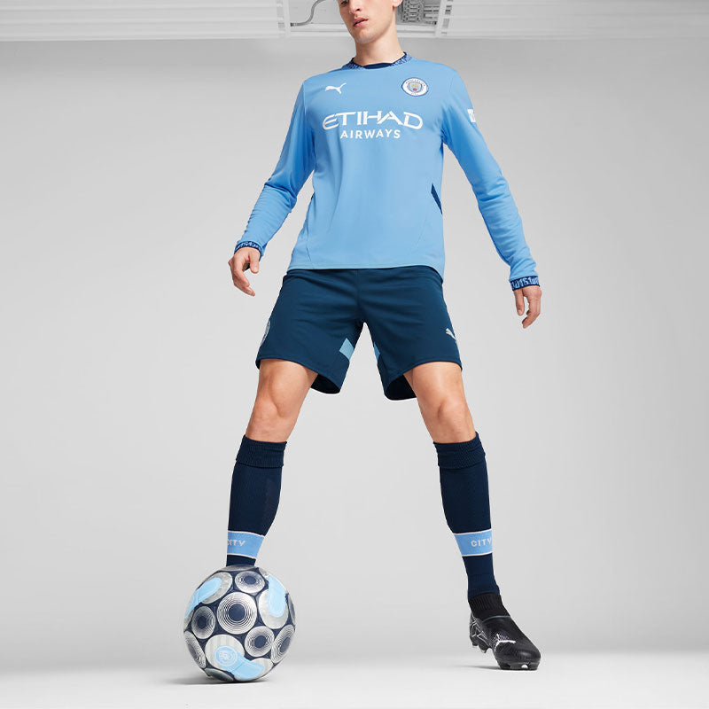 PUMA Manchester City 24/25 Home Long Sleeve Jersey 'Blue White' 775076-01