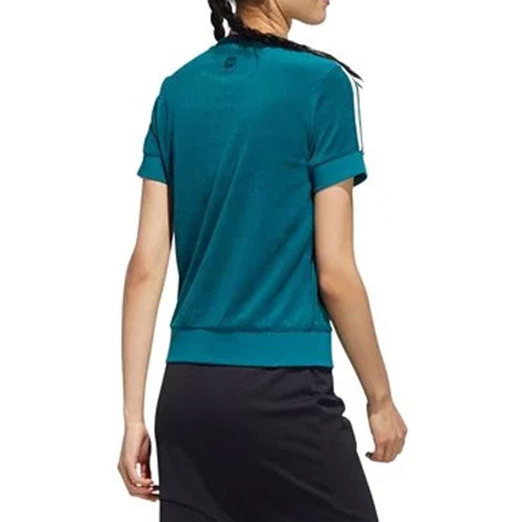 (WMNS) adidas Neo APR T-Shirts Asia Sizing 'Teal' HF7336