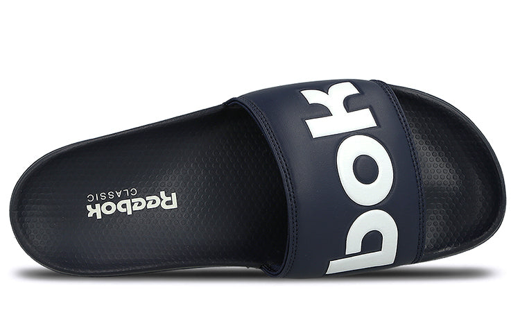 Reebok Classic Slides Sports Slippers Unisex Midnight Blue BS8186