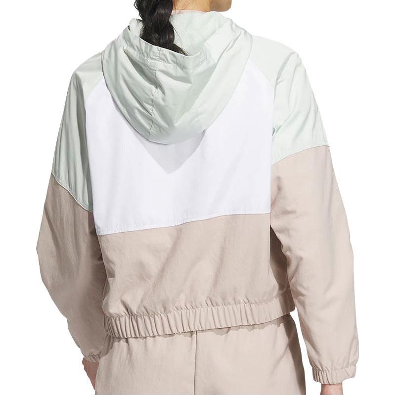 (WMNS) adidas BBALL Jackets 'Beige White' IK3431