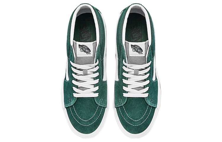 Vans Sk8-Mid Classic Mid-Top Casual Skate Shoes Unisex Green VN0A3WM322K