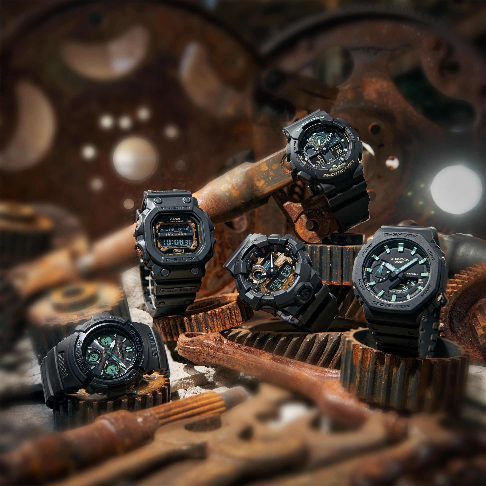 CASIO G-Shock Digital-Analog 'Black Copper' GA-700RC-1APR