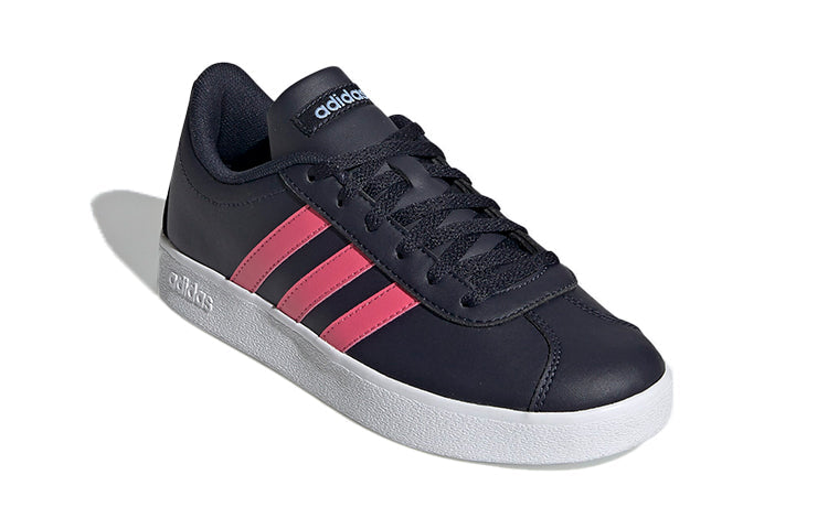 (PS) adidas VL Court 2.0 'Black Pink' EE6899