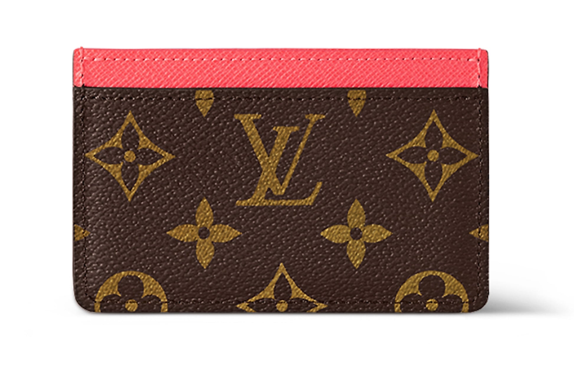 (WMNS) LOUIS VUITTON Card Holder Monogram Canvas 'Dragon Fruit Pink' M82853