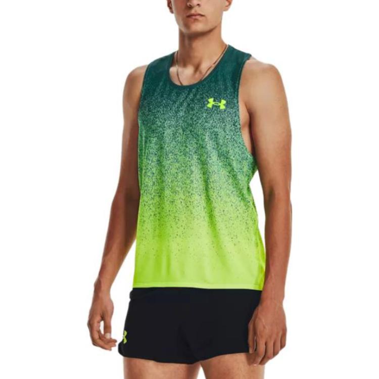Under Armour Rush Logo Tank 'Green' 1377314-722