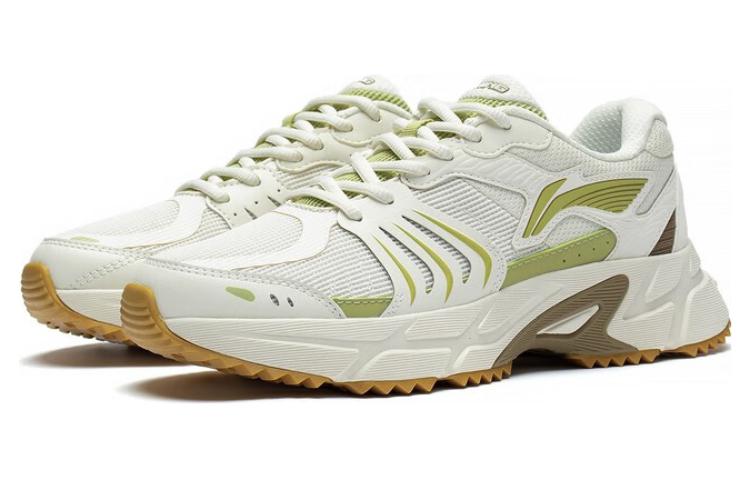 (WMNS) Li-Ning Shiguang 'Beige Green' ARXT006-2