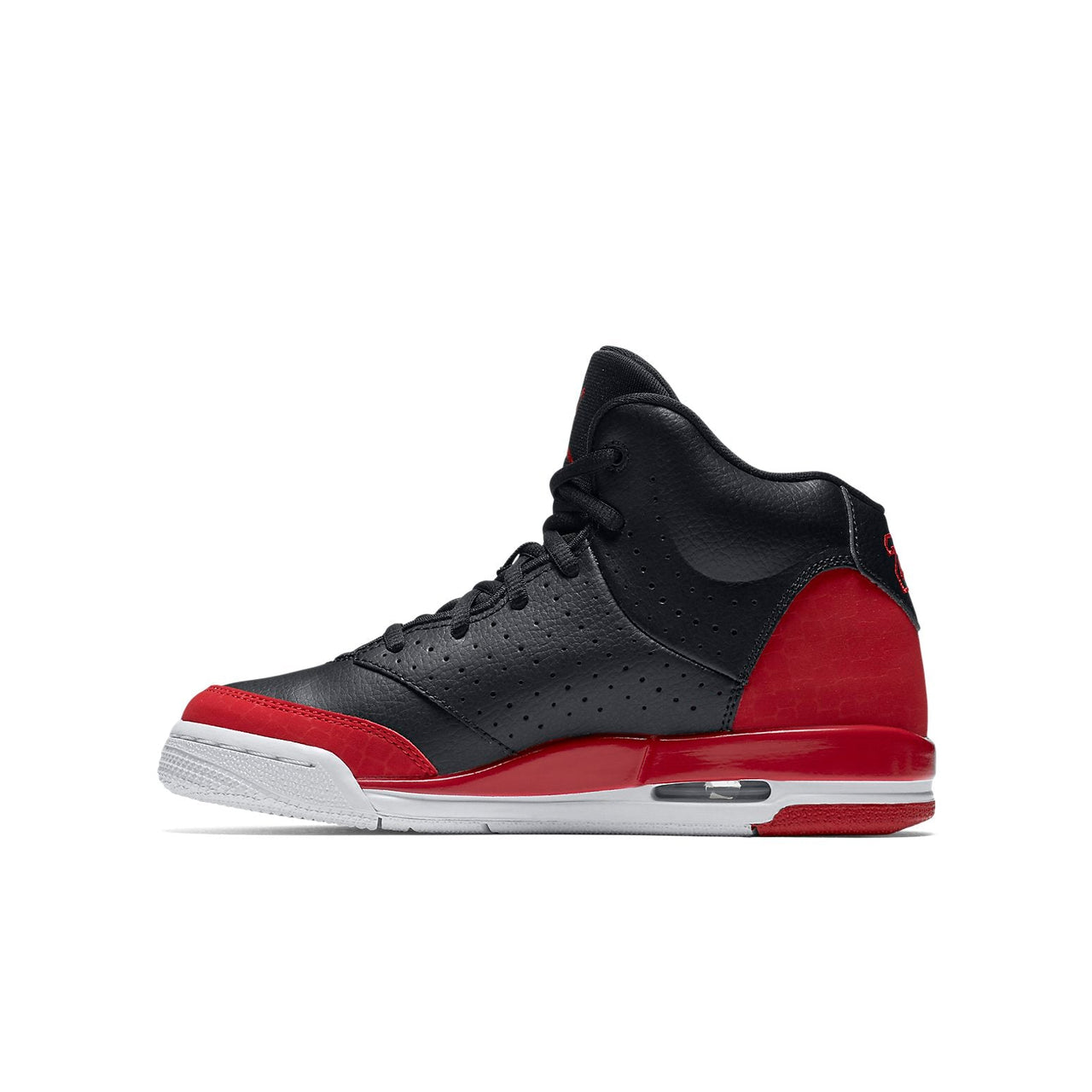 (GS) Air Jordan Flight Tradition 'Black Red' 819473-001