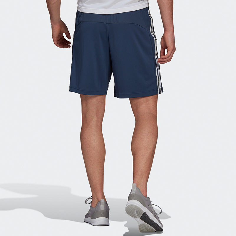 adidas Running Gym Sports Knit Shorts Navy Blue GM2128