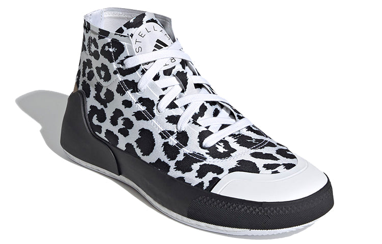 (WMNS) adidas Stella McCartney x Treino Mid 'Leopard Print - White' FY1179