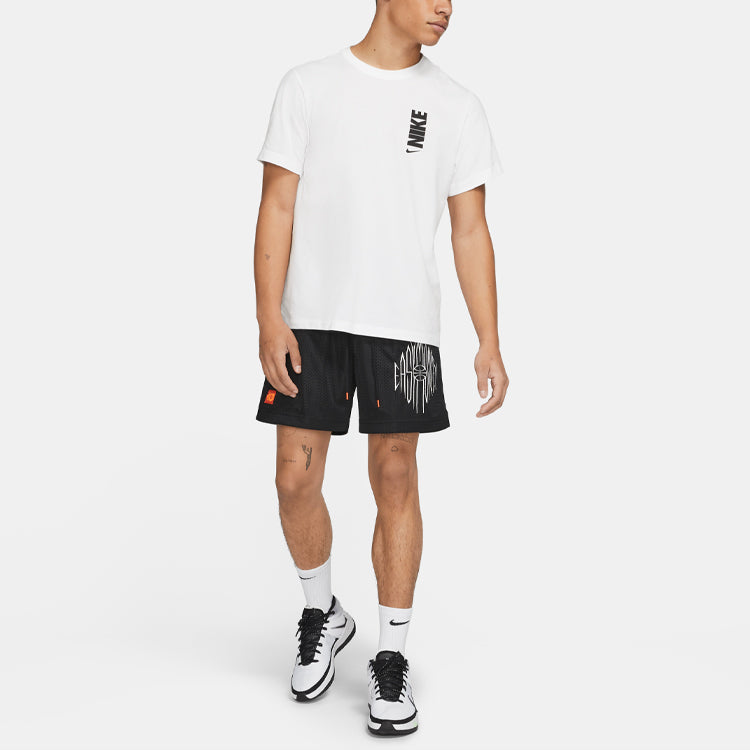 Men's Nike Embroidered Logo Breathable Sports Shorts Black CV2394-010